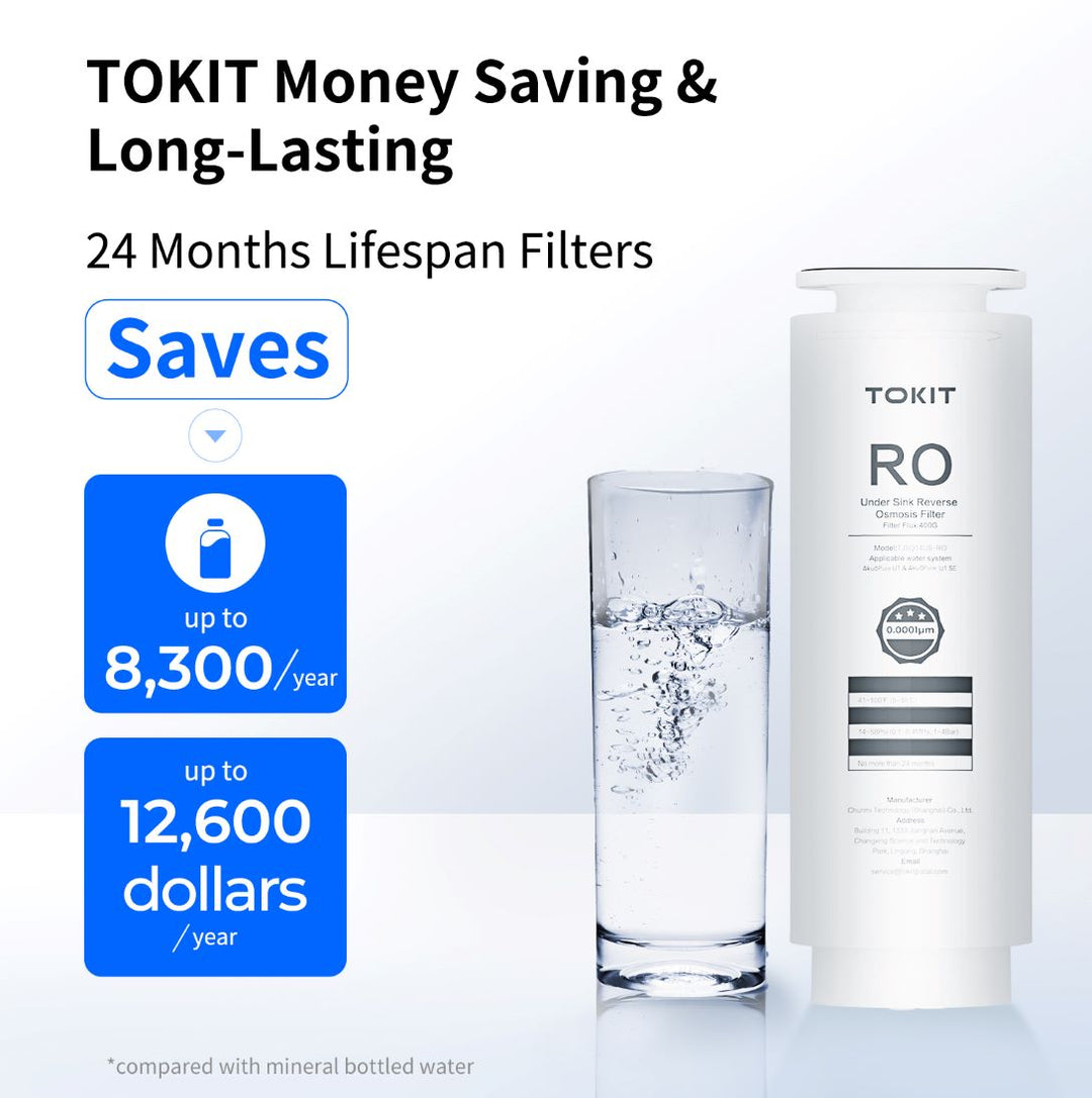 Tokit AkuaPure U1 | Under sink Reverse Osmosis water filter – TOKIT US